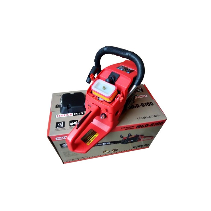 Бензопила Мінськ МШП-6700 (шина 45 см, 1 шина, 1 ланцюг, легкий пуск, праймер)