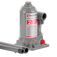 Домкрат INTERTOOL GT0031, "стовпчик" 2-х штоковий