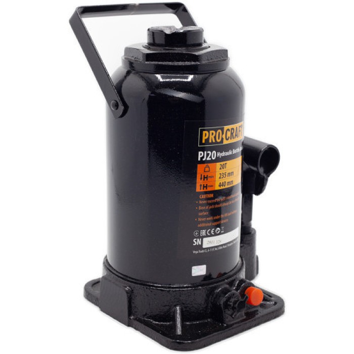 Домкрат гідравлічний Procraft PJ20 бренд UNIVERSAL (20 т, 235-440 мм)
