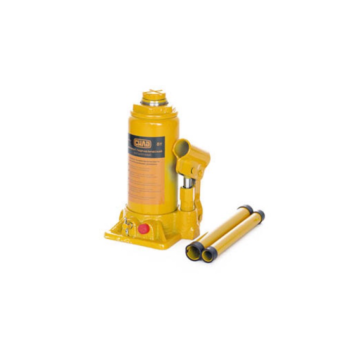 Домкрат гідравлічний пляшковий 8 т (висота підйому 200-405 мм) СИЛА