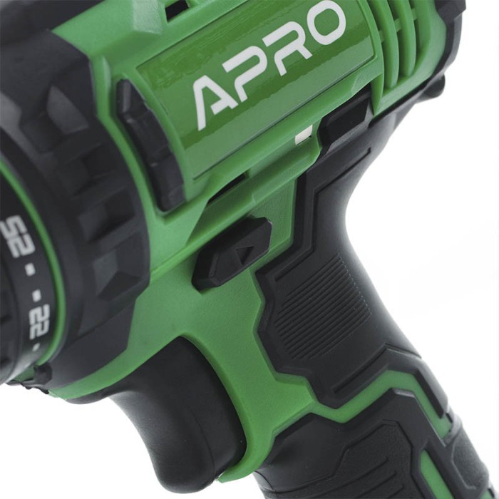 Дриль-шуруповерт APRO 20В, 2А, 20D, 2 АКБ, ЗУ, кейс Дриль-шуруповерт APRO 20В, 2А, 20D, 2 АКБ, ЗУ, кейс