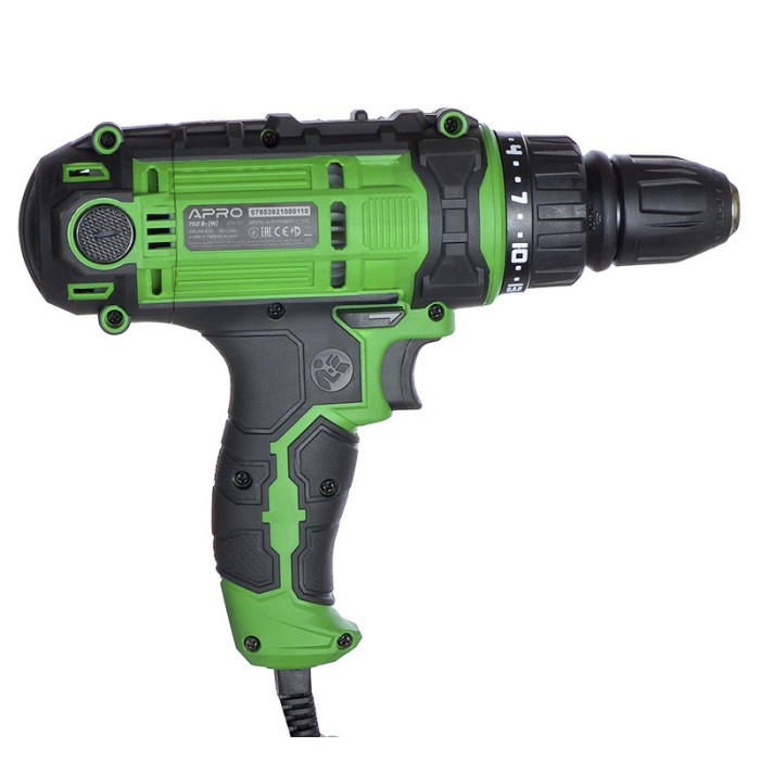 Дриль-шуруповерт мережевий APRO D750C Дриль-шуруповерт мережевий APRO D750C
