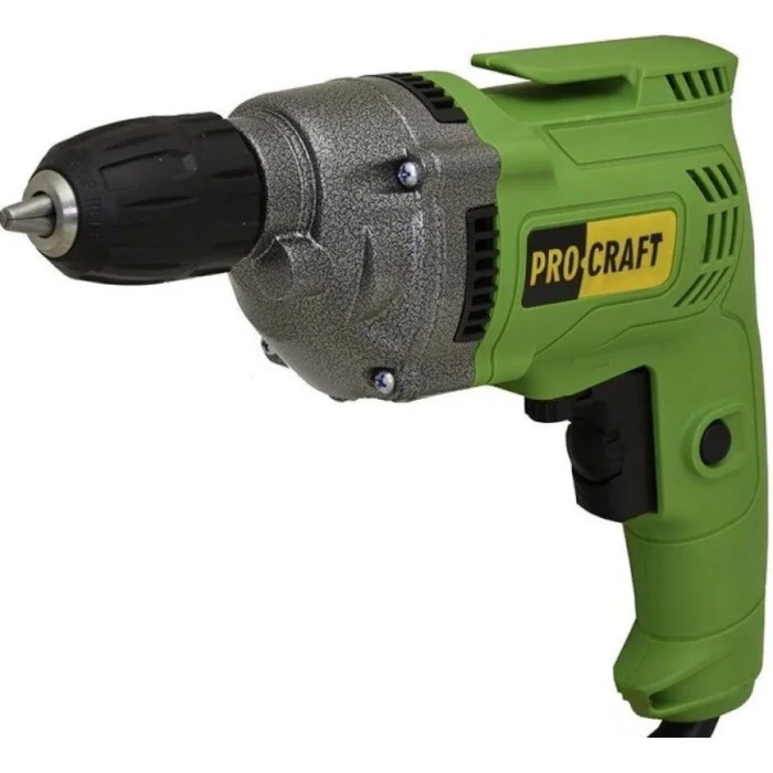 Дрель Procraft PS-800 PRO безударная, 800 Вт, 2800 об/мин, быстрозажимной патрон