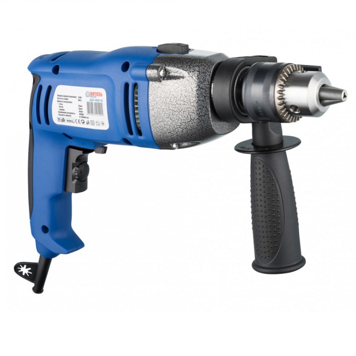 Дриль електричний ударний Витязь ДЕУ-1450/16, 1450 Вт, низькооборотиста, ключовий патрон 16 мм Дриль електричний ударний Витязь ДЕУ-1450/16, 1450 Вт, низькооборотиста, ключовий патрон 16 мм