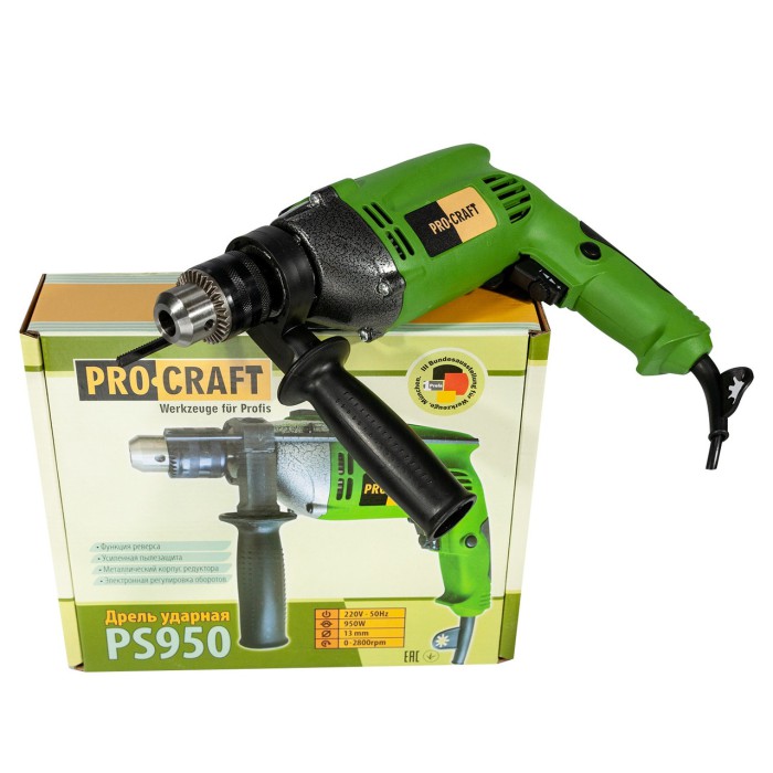 Дрель ударная PROCRAFT PS-950