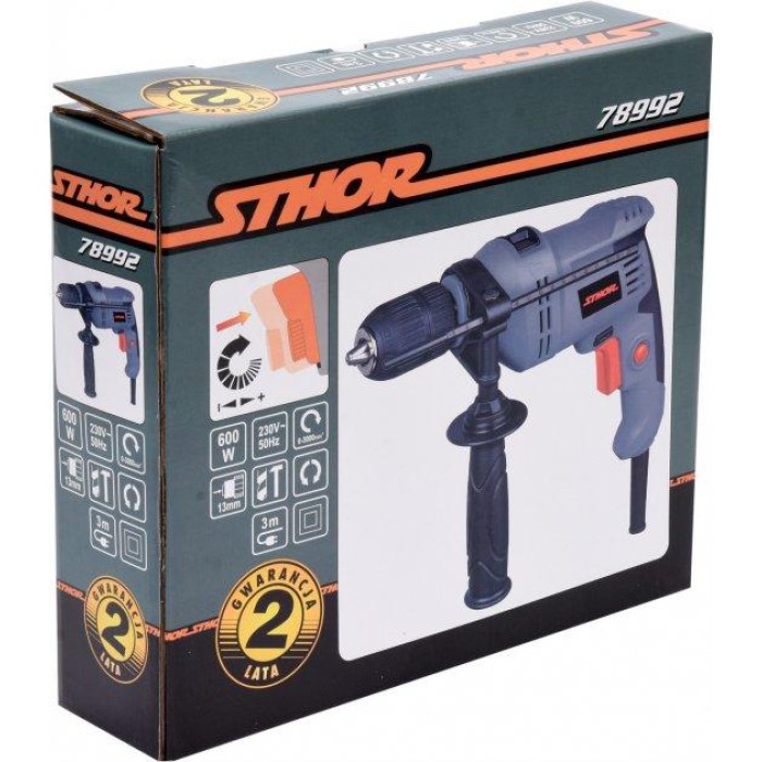 Дрель ударная STHOR 78992 (600 Вт)