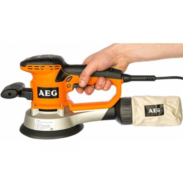 Эксцентриковая орбитальная шлифмашина AEG EX150ES, 440 Вт, 150 мм, 3.2/6.4 мм (4935443290)