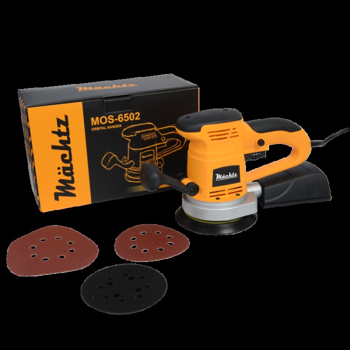 Ексцентрикова шліфувальна машина (орбітальна) Machtz MOS-6502, 650 Вт, диск 150 мм, 4000-13000 об/хв Ексцентрикова шліфувальна машина (орбітальна) Machtz MOS-6502, 650 Вт, диск 150 мм, 4000-13000 об/хв