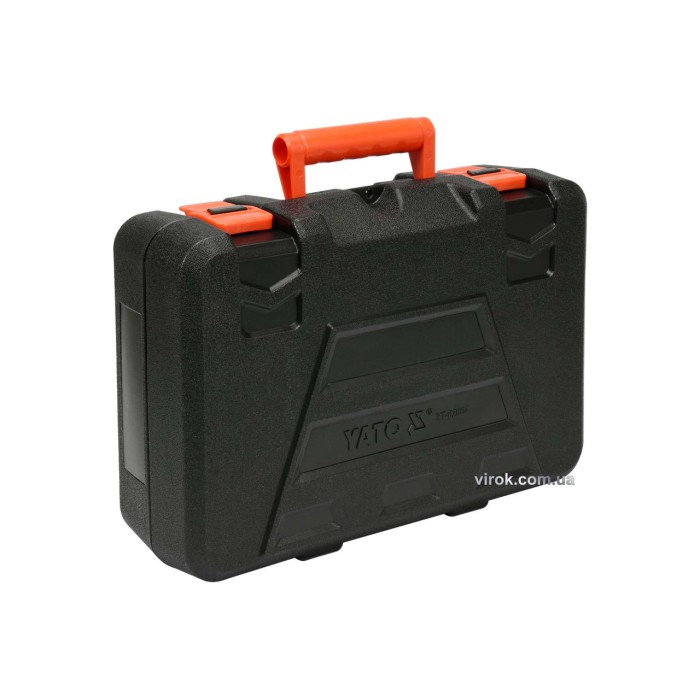 Гайковерт ударный аккумуляторный YATO YT-82804 (Li-Ion 18 В 2 Ач 300 Нм + 4 насадки)