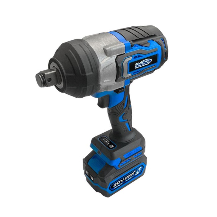 Гайковерт ударний акумуляторний безщітковий REDBO OAW-20/1000PBL (20 В, 4 А*год, 1 АКБ, кейс) Гайковерт ударний акумуляторний безщітковий REDBO OAW-20/1000PBL (20 В, 4 А*год, 1 АКБ, кейс)