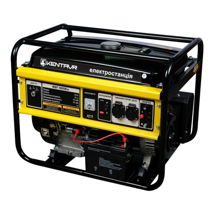 Генератор бензиновый Кентавр КБГ605Ea