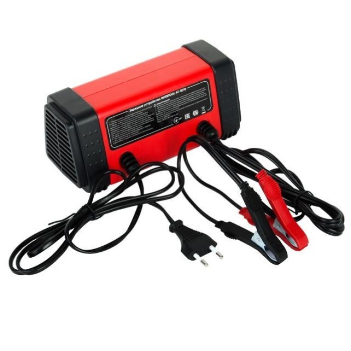 Интеллектуальное зарядное устройство INTERTOOL AT-3018 6/12В, 4/8A, 230В, LED-индикация