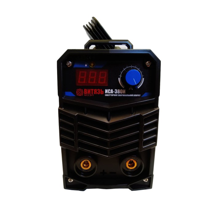 Інвертор зварювальний Витязь ІСА 380И, 220 В, 4 кВт, зварювальний струм 20-380 А, діаметр електрода 1.6-4.0 мм, кейс