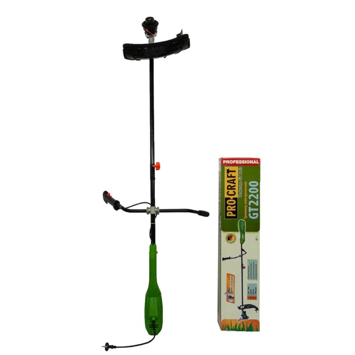 Коса електрична Procraft PROFESSION GT-2200, 2200 Вт, 10000 об/хв, ліска/ніж