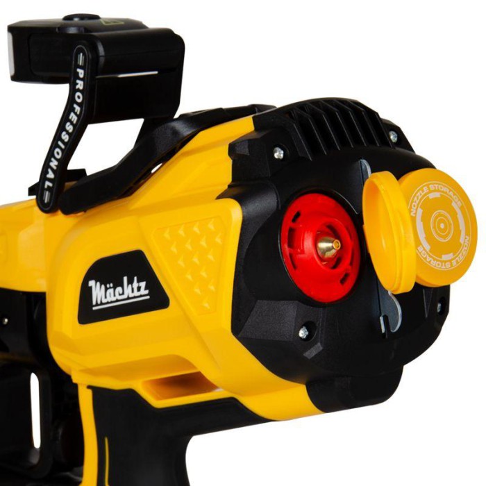 Краскопульт электрический Mächtz MSG-1210 L, 650 Вт, 2 форсунки, 1200 мл/мин, бачок 1,2 л, подсветка