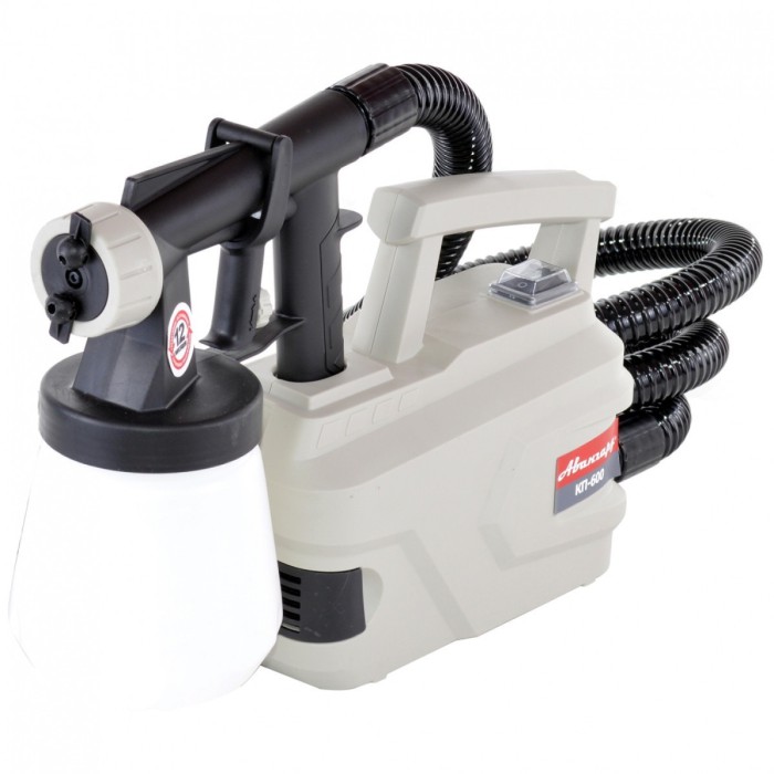 Електричний фарбопульт Авангард КП-600, форсунка 2.6 мм, нижня подача, пластиковий бачок, 600 Вт Електричний фарбопульт Авангард КП-600, форсунка 2.6 мм, нижня подача, пластиковий бачок, 600 Вт