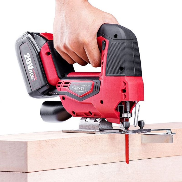 Акумуляторний Лобзик Worcraft CJS-S20Li, 20 В, без акк., 0-2500 хід/хв, LED-підсвічування, маятниковий хід