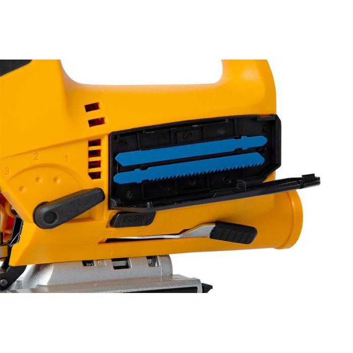 Лобзик электрический Machtz MJS-1050 B, 1050 Вт, 3000 ход/мин, угол реза 45 °, маятниковый ход, рег. оборотов