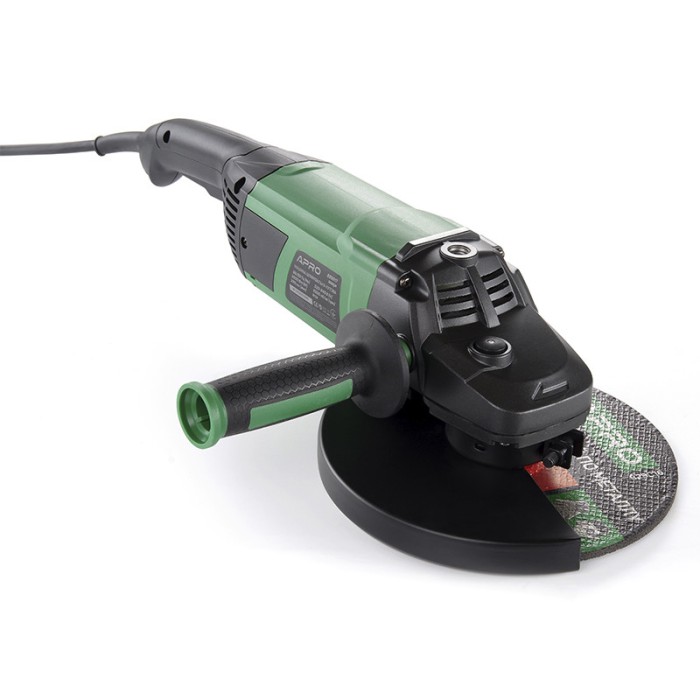 Машина шліфувальна кутова (болгарка) APRO 230/3000 РМ, диск 230 мм, 3000 Вт, 6500 об/хв