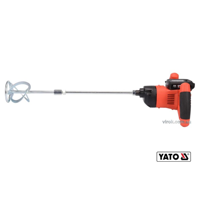 Миксер аккумуляторный YATO YT-82880  Li-Ion 18 В 2 Ач 650 об/мин М14