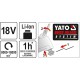 Многофункциональный инструмент аккумуляторный YATO YT-82819, Li-Ion, 18 В, 18000 об/мин, без АКБ и ЗП