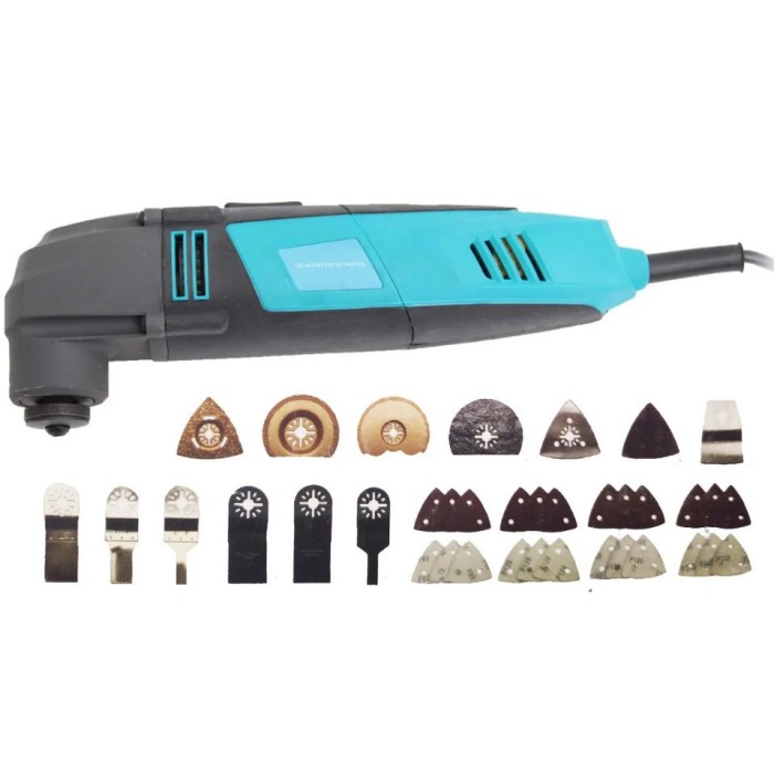 Многофункциональный инструмент (реноватор) KRAISSMANN 250 MFS 16 (набор насадок, кейс)