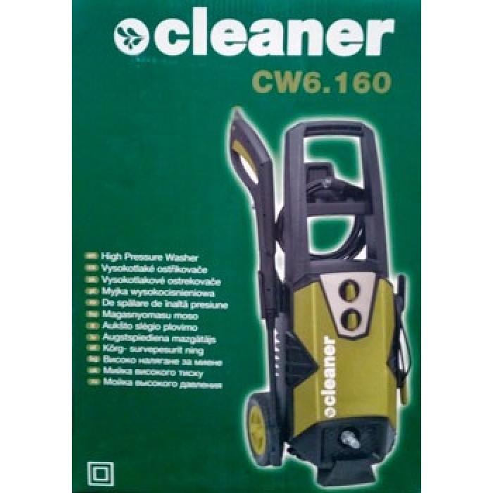 Мийка Cleaner CW6 160, 2 металеві помпи, латунні з'єднання, забір води з ємності, 2200 Вт, 160 бар