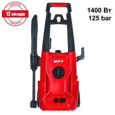 Мойка высокого давления MPT MHPW1403, 125 Bar, 1400 Вт, 5.5-6.5 л/мин, медная обмотка, пенная насадка