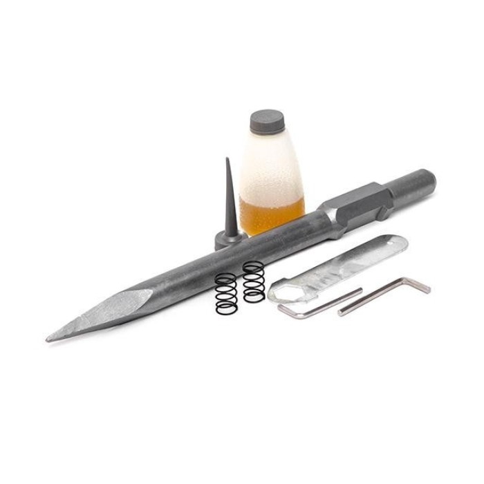 Молоток відбійний INTERTOOL DT-0198, SDS hex 1050 Вт, 1400 удар/хв, 42 Дж, металевий кейс, піку, зубило