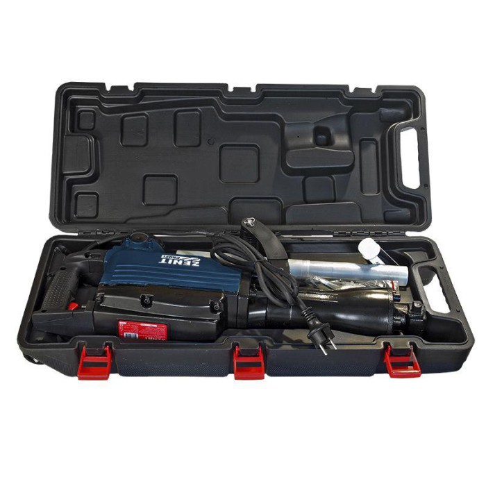 Молоток відбійний (бетонолом) Зеніт ЗМП-2000 Профі, SDS-HEX, 2020 Вт, 47 Дж, 1900 уд/хв, кейс