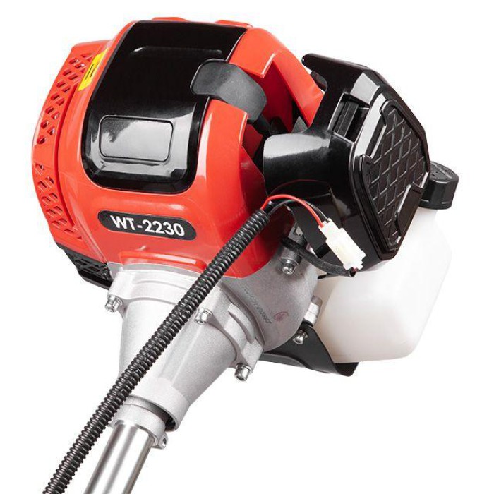 Мотокоса 1.85 кВт, 52 см³, котушка, фреза 40 зуб'їв, двоплечовий ранцевий ремінь, STORM INTERTOOL WT-2230