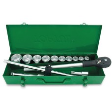 Набор головок с трещоткой TOPTUL GCAD1405, 3/4" 14ед. (6-гр.)