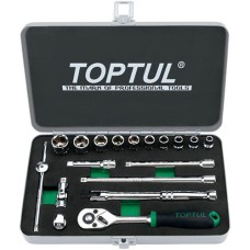 Набор инструмента TOPTUL GCAD1811, 1/4" 18ед. 3/16"-9/16"