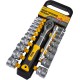 Набір насадок торцевих MASTERTOOL 78-3821, CRV 3/8