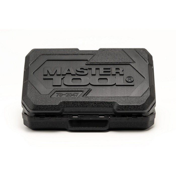 Набір насадок торцевих MasterTool 78-2047 PROFI, CrV 1/4