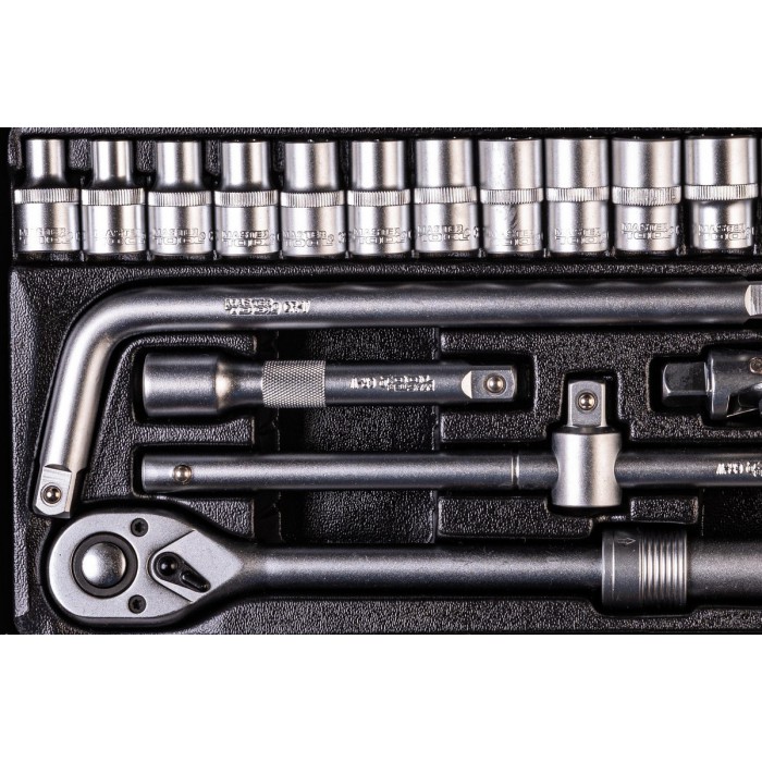 Набір насадок торцевих MasterTool 78-4126 PROFI, CrV 1/2