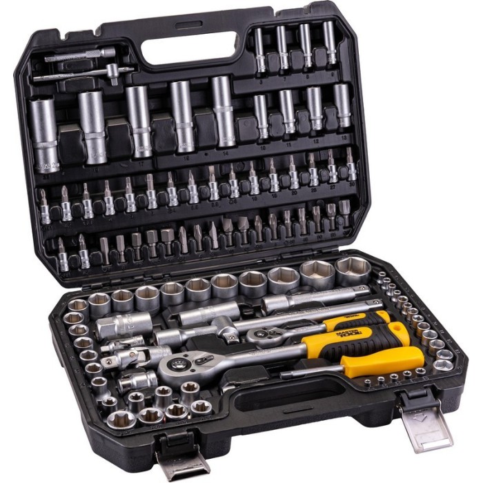 Набір насадок торцевих MasterTool 78-5108, CrV 1/4