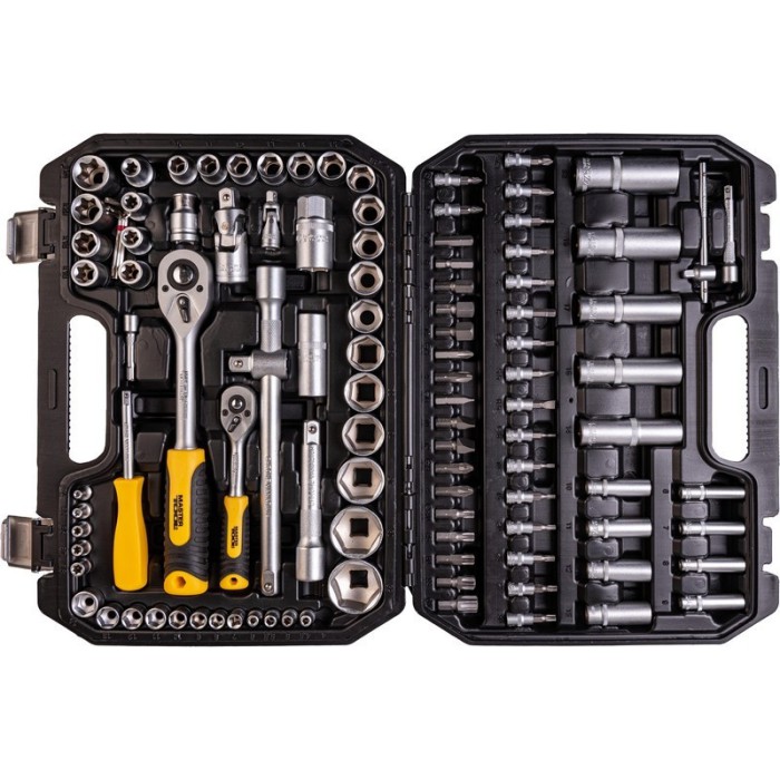 Набір насадок торцевих MasterTool 78-5108, CrV 1/4