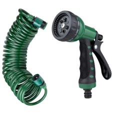 Набір поливальний: шланг спіральний 7.5м + пістолет-розпилювач 7-режимний GRAD (5019065)