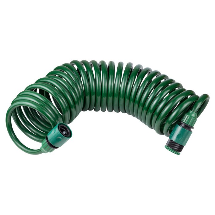 Набір поливальний: шланг спіральний 7.5м + пістолет-розпилювач 7-режимний GRAD (5019065)