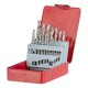 Набір свердел по металу INTERTOOL SD-0119, HSS 19 шт (1.0-10.0)