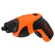 Отвертка аккумуляторная Black+Decker CS3651LC Li-Ion 3.6 В 1.5 Ач с подсветкой + 2 отверточные насадки