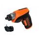 Отвертка аккумуляторная Black+Decker CS3652LC Li-ion 3.6 В 1.5 Ач с подсветкой + сменная угловая насадка