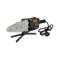 Паяльник для пластиковых труб MASTERTOOL ППТ2200, 2 режима 1100-2200 Вт, LED индикация, 6 насадок, кейс