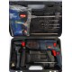 Перфоратор Craft CBH 1100DFR, SDS+, 1100 Вт, 1300 об/мин, 4550 уд/мин, 2.8 Дж, 3 режима, кейс