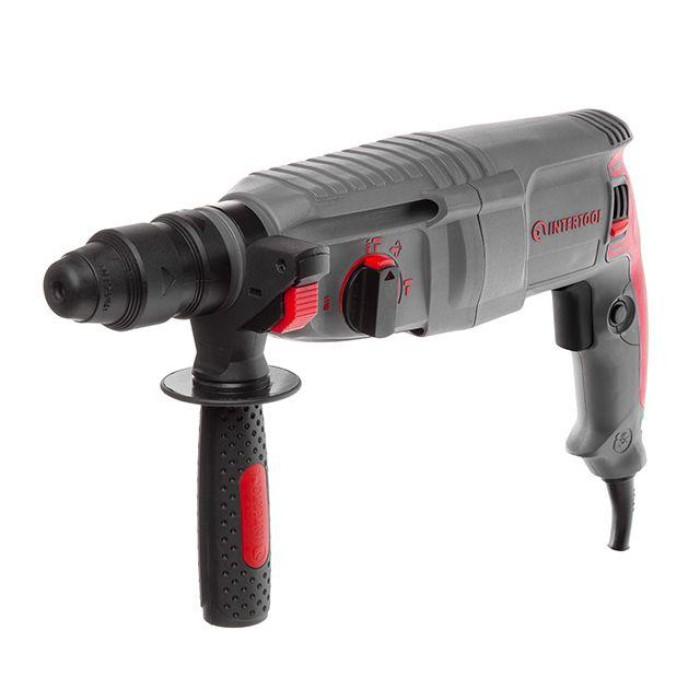 Перфоратор INTERTOOL DT-0184 (850 Вт, 3.2 Дж, 3 режими, SDS plus, знімний швидкозатискний патрон)