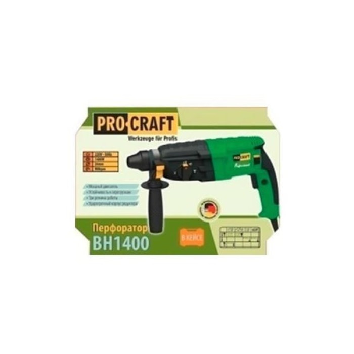 Перфоратор PROCRAFT BH-1400 прямий Перфоратор PROCRAFT BH-1400 прямий