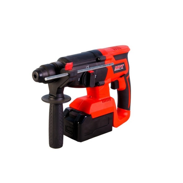 Перфоратор акумуляторний MPT MCRH2641.B1, SDS+, 21 В, 4 А/год, 1400 об/хв, 4500 уд/хв, 1.5 Дж, 3 режими, кейс Перфоратор акумуляторний MPT MCRH2641.B1, SDS+, 21 В, 4 А/год, 1400 об/хв, 4500 уд/хв, 1.5 Дж, 3 режими, кейс