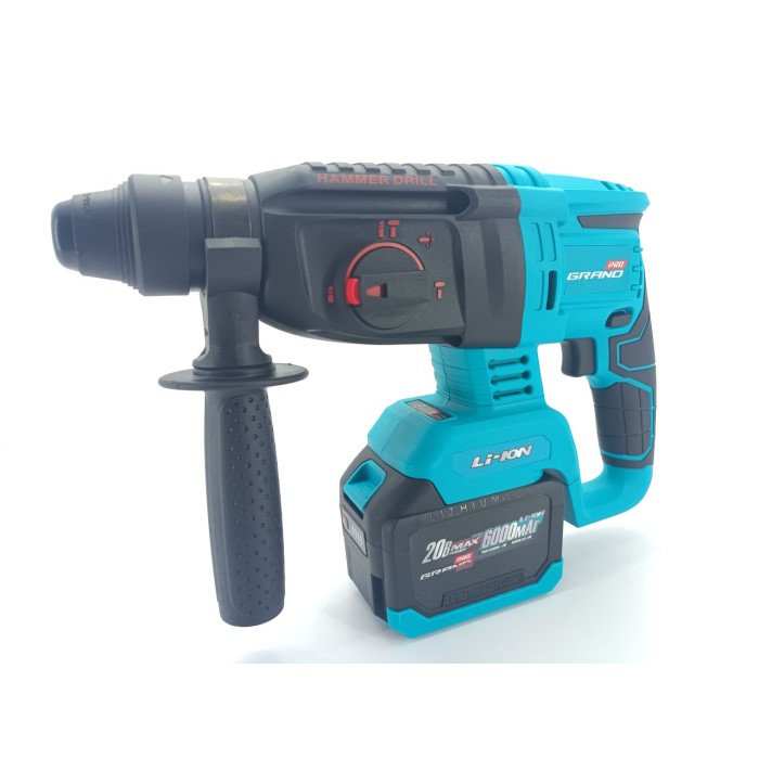 Перфоратор безщітковий акумуляторний Grand ПА-20/26BL (20 В, 6 А*год, кейс)