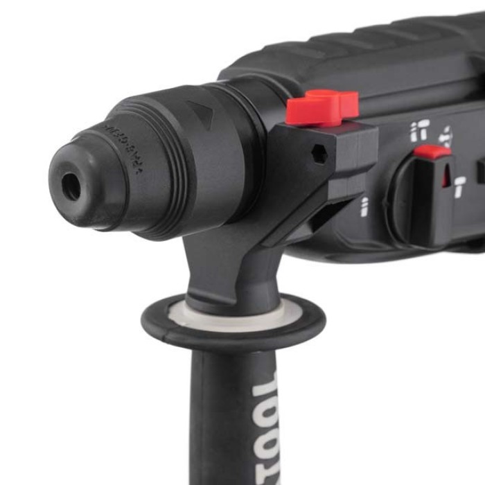 Перфоратор прямий INTERTOOL WT-0170, 1000 Вт, 3.2 Дж, 0-1300 об/хв, 0-5100 уд/хв, 3 режими